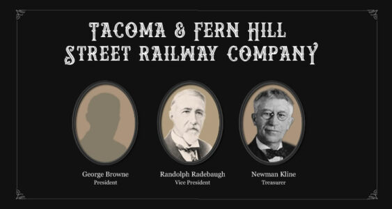 Tacoma & Fern Hill Street Railway Officers